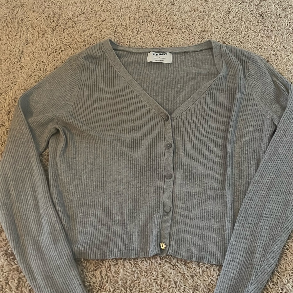 Grey old navy long sleeve
